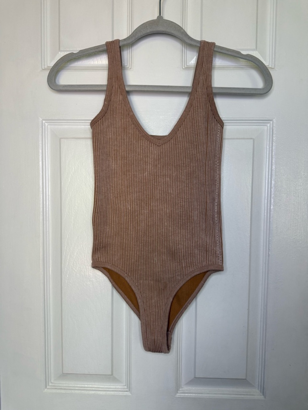Aura Women’s Ribbed One-Piece Bodysuit